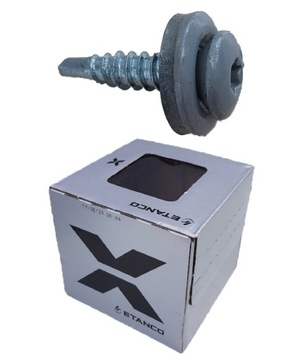 Фермерские винты Torx 4,8x20 мм Ral 9006 250 ПК для листа Metanco GTF 02p