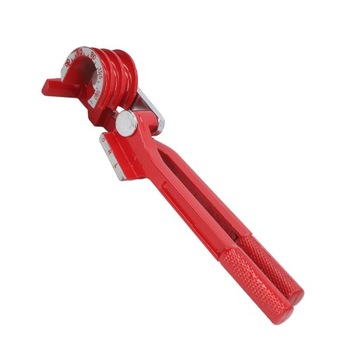 Miniaturowa giętarka do rur ze stopu aluminium, czerwona, 3 w 1, 6 mm, 8 mm, 10 mm, ręczna, do gięcia rur