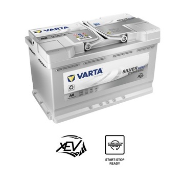 Akumulator Varta Silver Dynamic AGM A6 12V 80Ah 800A Start/Stop