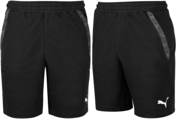 МУЖСКИЕ ХЛОПКОВЫЕ ШОРТЫ PUMA ЧЕРНЫЙ L
