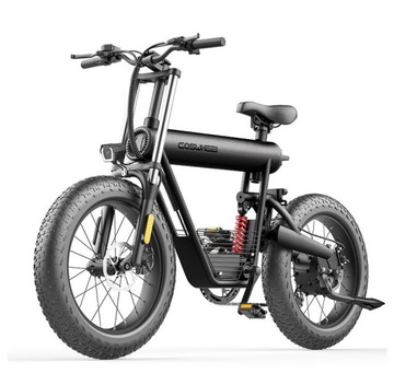 Motorower elektryczny FATBIKE z pojemną baterią 20Ah T20MAX 48V/500W 45km/h