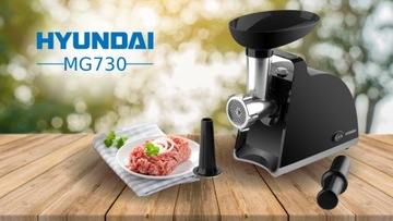 МЯСОРУБКА + ТРЕЗКА 1000ВТ HYUNDAI 730