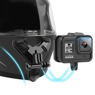 Uchwyt mocowanie na kask motocykl do kamery GoPro