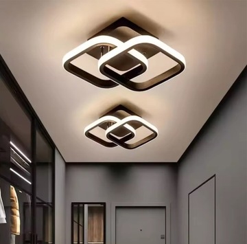 ПОДВЕСНОЙ СВЕТОДИОДНЫЙ ПОТОЛОЧНЫЙ СВЕТИЛЬНИК СОВРЕМЕННАЯ ЛЮСТРА 22ВТ 4500К ЧЕРНЫЙ ZD117