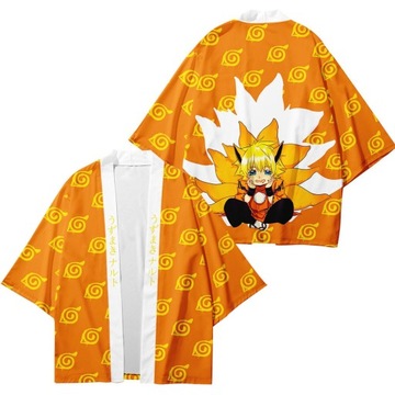 Męska kimono cosplay Anime Naruto Akatsuki kardigan Casual luźne B375-75