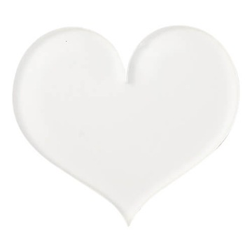 Акриловый магнит-сердечко для сублимации.