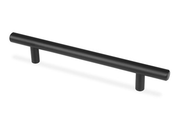 UCHWYT MEBLOWY RELING CZARNY UCHWYT DO MEBLI SZAFKI KUCHENNEJ SZUFLADY 96mm