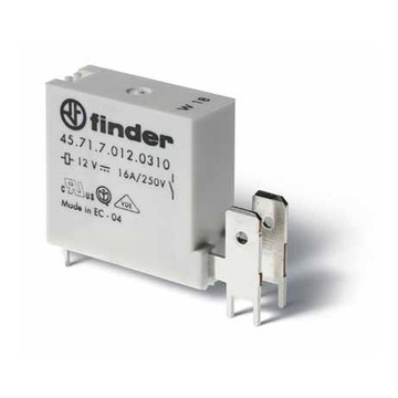 Przekaźnik miniaturowy FINDER 1Z 16A 12V DC, 45.71.7.012.0310