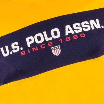 T-shirt Męski U.S. POLO ASSN. US16467 Żółta