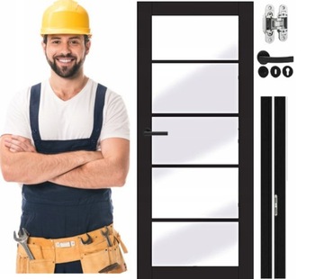 Drzwi Loftowe Roma LOFT 80 z Ościeżnicą Stałą