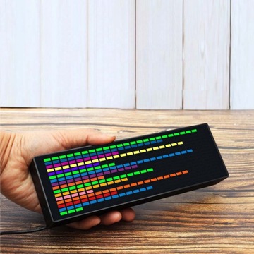ЭЛЕКТРОННЫЕ СВЕТОДИОДНЫЕ ЧАСЫ RGB, МИГАЮЩИЕ В РИТМЕ МУЗЫКИ