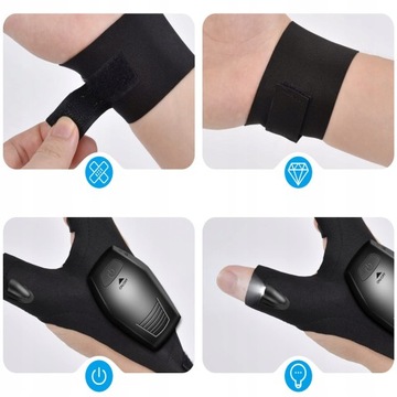 СВЕТОДИОДНЫЕ USB-ПЕРЧАТКИ С ПОДСВЕТКАМИ ДЛЯ ВЫЖИВАНИЯ