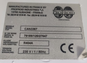 ОХЛАДИТЕЛЬ ИСПАРИТЕЛЬ PROFROID CAN3367 мощность 6кВт/-8*C