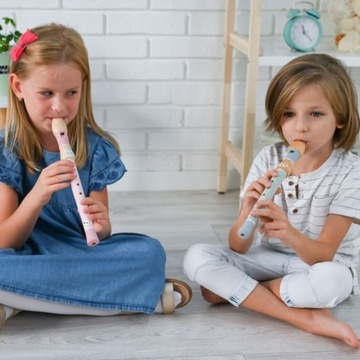 Простая деревянная флейта для детей, игрушки Адама