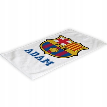 Ręcznik + IMIĘ DO PRZEDSZKOLA FC BARCELONA LOGO