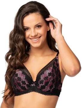 Biustonosz braletka Nessa Nancy Push-up czarny 80C