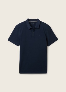 Tom Tailor Basic Polo With Contrast - Dark Blue