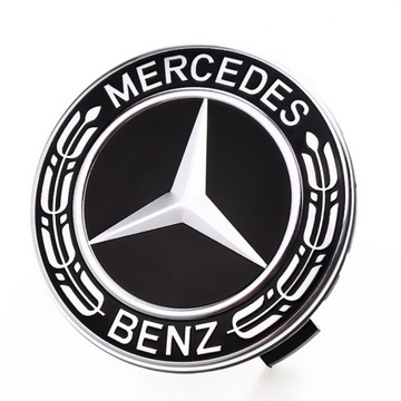 EMBLEMAT DEKIELEK ZNACZEK KAPSEL MERCEDES 75MM