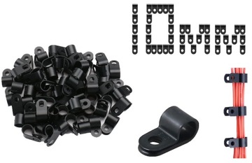 20x 10 mm OBEJMA 3/8 TYP-R UCHWYT KABLA PRZEWODU HAMULCOWEGO PALIWA OPASKA