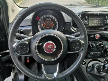 Fiat 500 II Seria 4 1.2 69KM 2018 Fiat 500 1.25 16v 70KM Klima Alu 16 Ledy Tempomat, zdjęcie 13