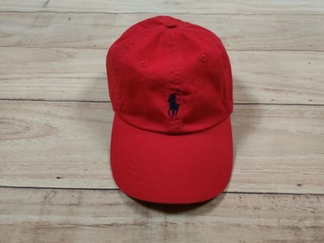 POLO RALPH LAUREN Czapka z Daszkiem Czerwona r. One