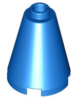 LEGO Stożek 2 x 2 x 2 - Niebieski - 3942c