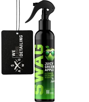 SWAG JUICY GREEN APPLE 150 МЛ APPLE АВТОМОБИЛЬНЫЙ АРОМАТ + АВТОМОБИЛЬНЫЙ КУЛОН