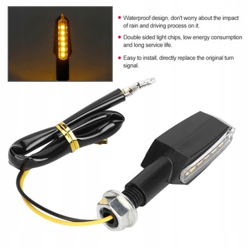 СВЕТОДИОДНЫЙ СИГНАЛ ПОВОРОТА ДВУХСТОРОННИЙ МОТОЦИКЛ ДЛЯ HONDA KAWASAKI DUCATI