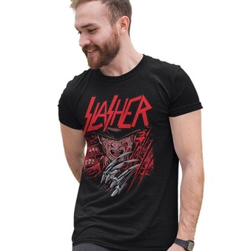 KOSZULKA HORROR/ROCK SLASHER