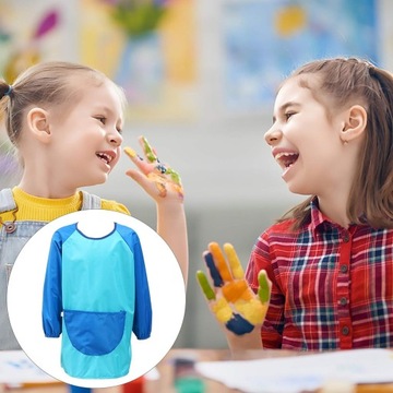 Синие детские комбинезоны с длинными рукавами dzi