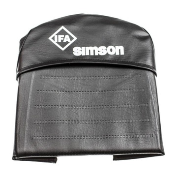 Стеганый чехол на сиденье Simson S51 - с надписью IFA Simson ORG узор