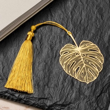 ЗАКЛАДКА «MONSTERY LEAF» С бахромой Дизайнер