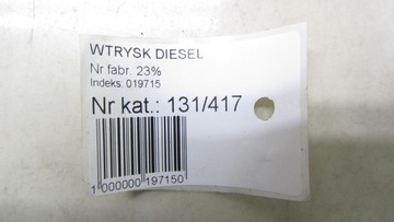 AVENSIS T29 1.6 VSTŘIKOVACÍ TRYSKA 0445110599 16-18