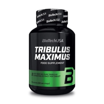 BioTech Tribulus Maximus duża zawartość saponiny libido testosteron 90 tabl