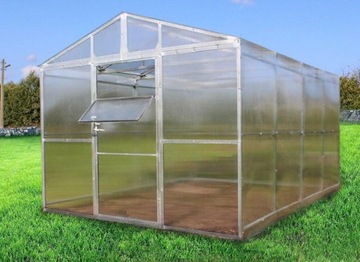 SZKLARNIA z POLIWĘGLANU 2,85x10m OCYNK DOM 40x20mm