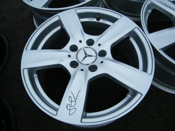 4× DISK HLINÍK MERCEDES-BENZ OE TŘÍDA C GLK GLE ML 8.0" X 17" 5X112 ET 45