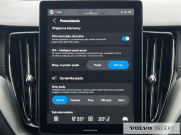 Volvo XC60 II Crossover Plug-In Facelifting 2.0 T8 455KM 2025 Volvo XC 60 FV23% SalonPL T8 Plug-In Ultra Black E, zdjęcie 20