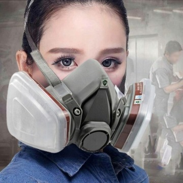 Полумаска 3M Paint Mask 6200 НАБОР
