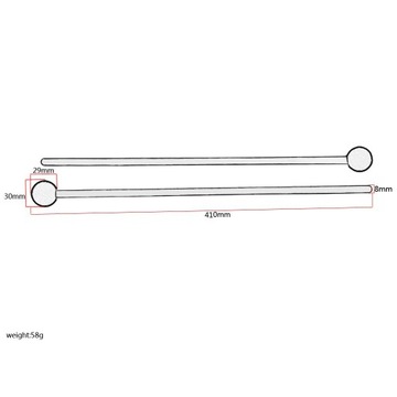 1 пара молотков для барабанных палочек для красного ксилофона.