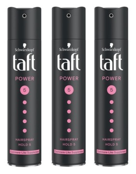 TAFT lakier Schwarzkopf B. MOCNY Power 250 ml x3