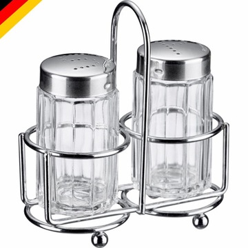 Набор солонок и перечниц Westmark Traditionell с подставкой, 2 шт.