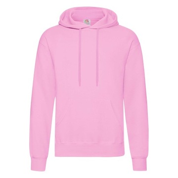 FRUIT BLUZA MĘSKA KANGURKA Z KAPTUREM PINK XL