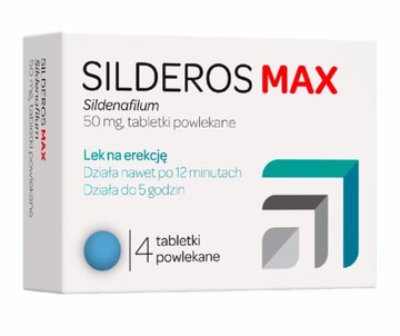 Silderos MAX tabletki powlekane 50 mg 4 sztuki