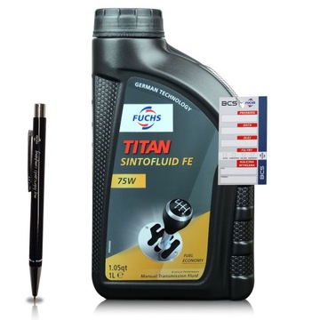 @1 ЛИТР FUCHS TITAN SINTOFLUID FE ​​75W ТРАНСМИССИОННОЕ МАСЛО 1Л - РАСПРЕДЕЛИТЕЛЬ