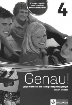 GENAU ! 4 JĘZYK NIEMIECKI ZESZYT ĆWICZEŃ + CD BDB