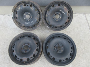 FELGI STALOWE 6J X15 5x100 57mm ET43 VW AUDI SKODA