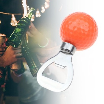 Уникальная открывалка для напитков Открывалка для бутылок с мячиками для гольфа для вечеринки в ресторане Orange