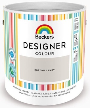 Beckers Designer Colour Farba 2,5L COTTON CANDY