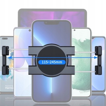 Uchwyt na telefon do samochodu, do tabletu, na szybę kokpit deskę mocny