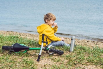 Туристический термос из нержавеющей стали - желтый